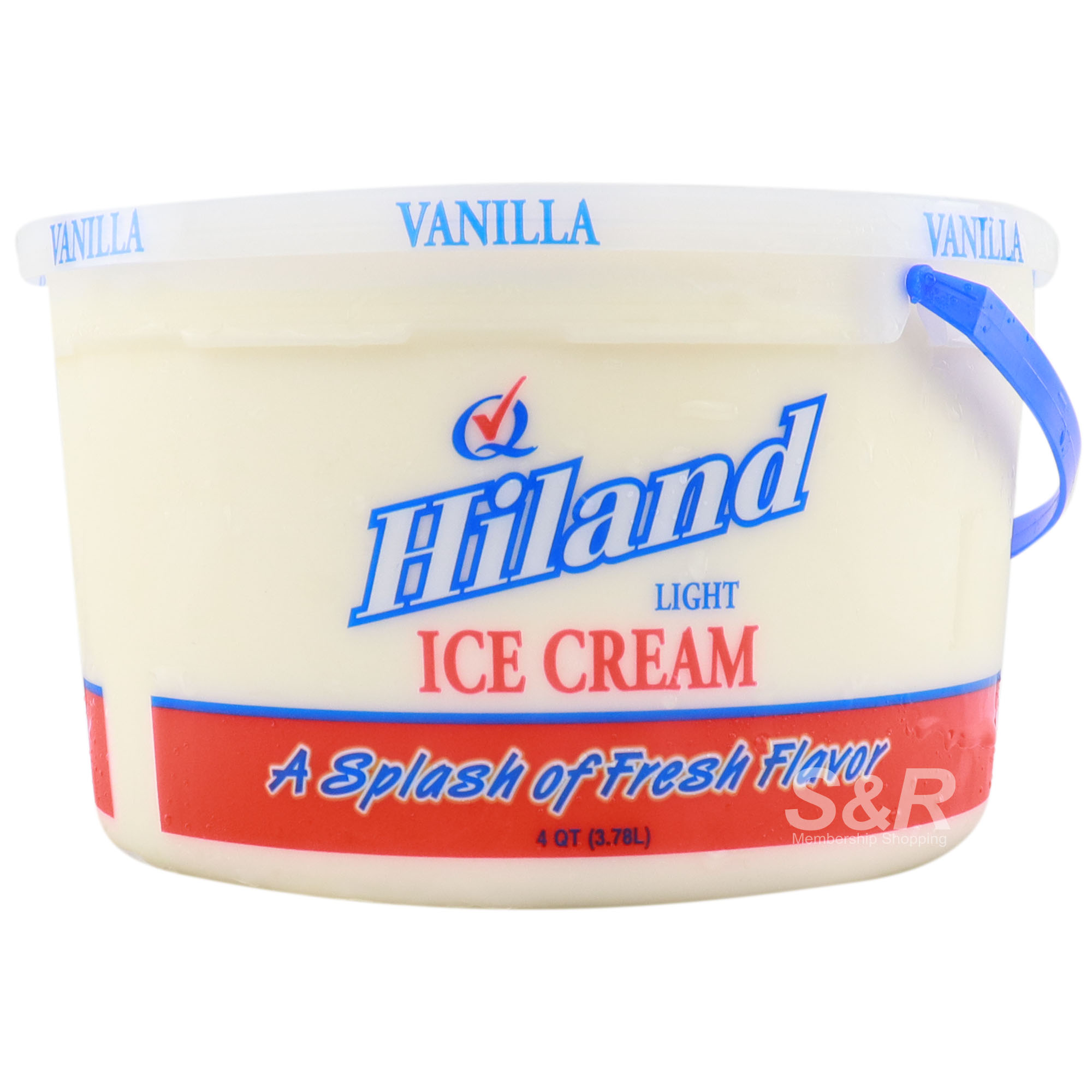 Hiland Vanilla Light Ice Cream Family Pak 3.78L Hiland Vanilla Light Ice Cream Family Pak 3.78L